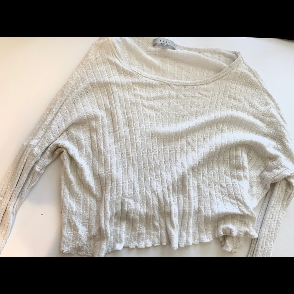 Slouch white shirt